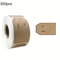 Kraft Paper Handmade Gift Tag Stickers 300Pack Decorative Packaging Party Labels 1