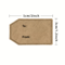Kraft Paper Handmade Gift Tag Stickers 300Pack Decorative Packaging Party Labels 2
