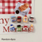 Kawaii Cartoon Food Refrigerator Magnets 8Pack Cute Decorative Fridge Locker Magnets 1