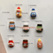Kawaii Cartoon Food Refrigerator Magnets 8Pack Cute Decorative Fridge Locker Magnets 2