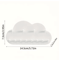 Cloud Shaped Jewelry Hook White Necklace And Bracelet Wall Organizer 1