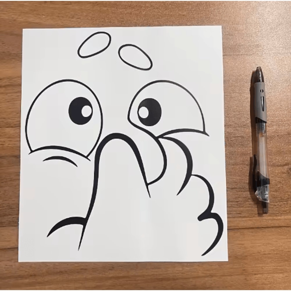 Cute Cartoon Bathroom Toilet Stickers Creative Fun Wall Toilet Art Decor 3