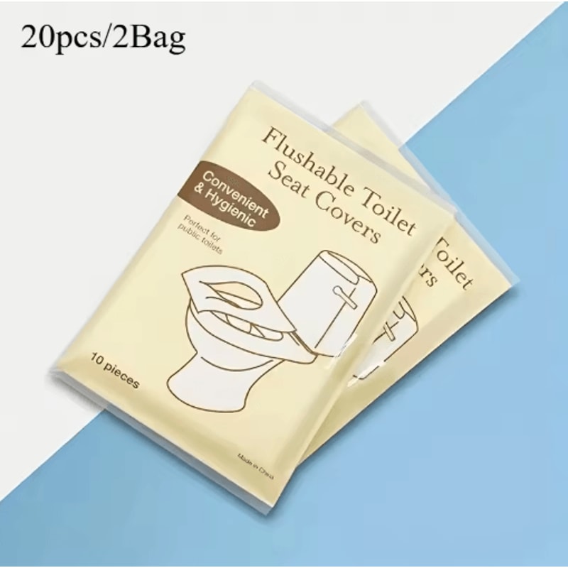 Disposable Toilet Seat Covers 2050100Pack Thickened Hygienic Paper Toilet Mats For Travel Home 2