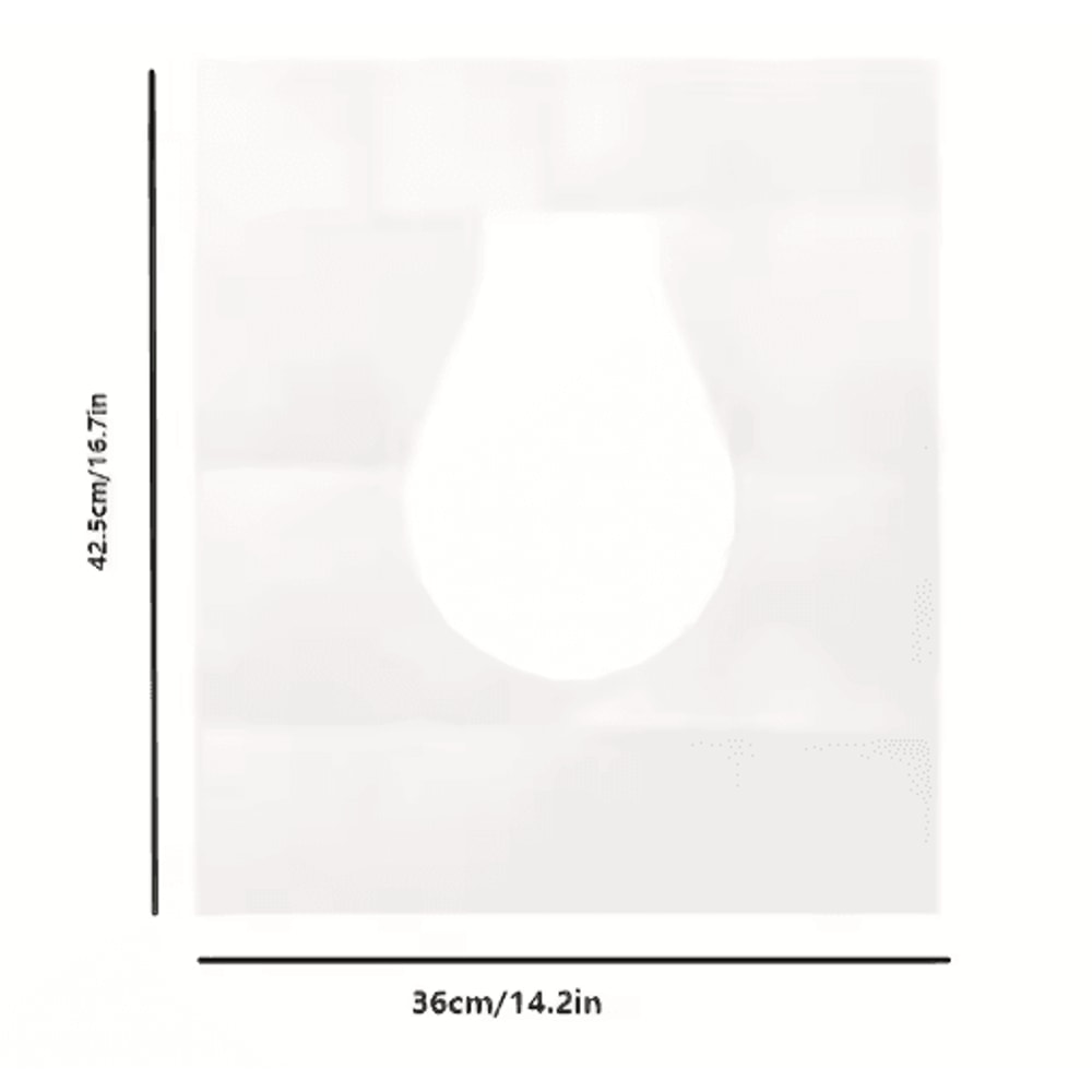 Disposable Toilet Seat Covers 2050100Pack Thickened Hygienic Paper Toilet Mats For Travel Home 6