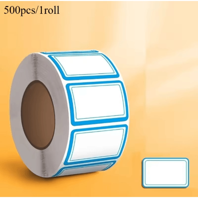 Colorful Food Storage Label Stickers 500Pack Refrigerator Container Labels For Home Office Class 1