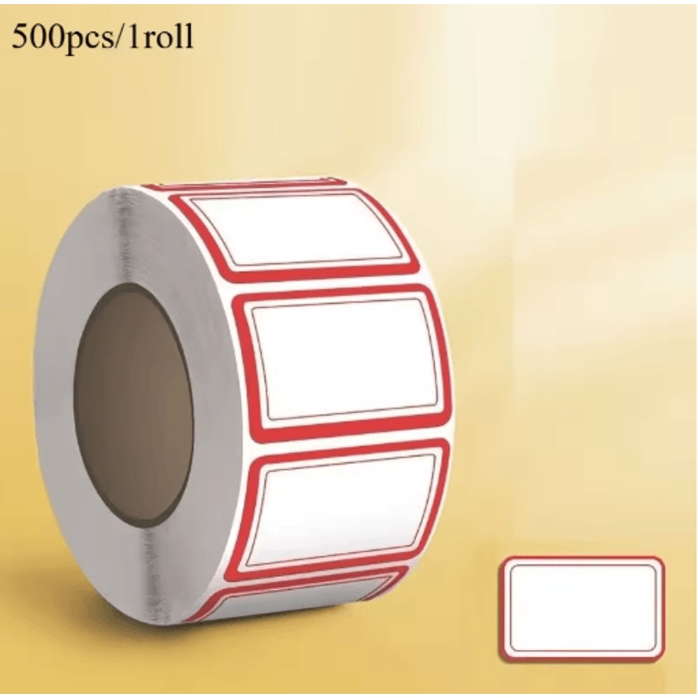 Colorful Food Storage Label Stickers 500Pack Refrigerator Container Labels For Home Office Class 2