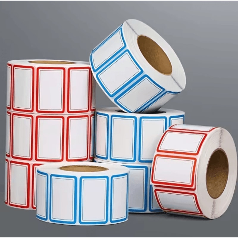 Colorful Food Storage Label Stickers 500Pack Refrigerator Container Labels For Home Office Class 6