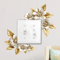 Golden Artificial Flower Switch Sticker SelfAdhesive Wall Decor Accent 1pc 2pcs 6