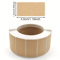 Kraft Paper Sealing Label Stickers 1600Pack SelfAdhesive Handwritten Packaging Organization Label 5