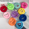 Cartoon Plush Coin Purses 5Pack Zippered Mini Wallets With Cute Expressions Keychain 1