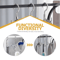 Rotating Clothes Hooks With 4 Claws 3Pack PunchFree Wardrobe Hanger For Belts Scarves Coats 4