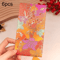 Floral Thank You Cards With Golden Accents 6Pack Elegant Greeting Cards Lucky Money Envelopes 2