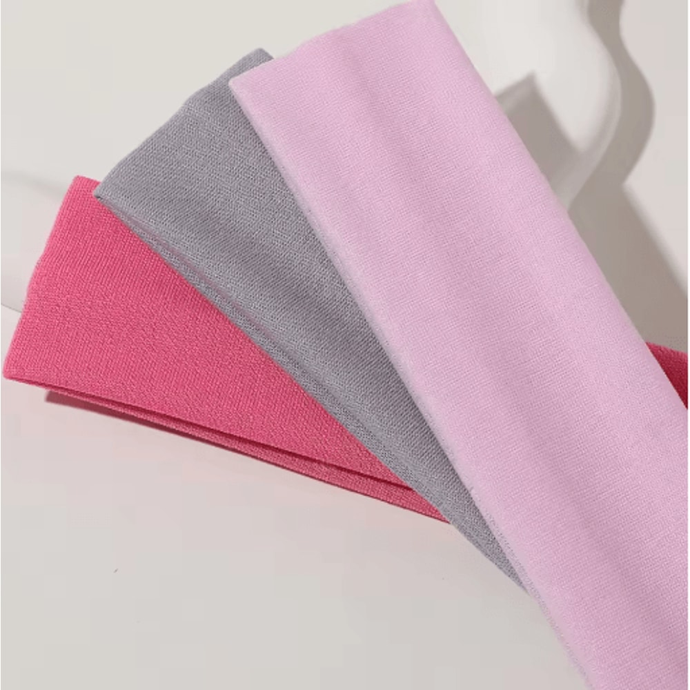 Solid Color Sports Headbands For Women Stretch Elastic Hairbands For Fitness Yoga And Makeup 5