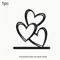 Minimalist Wooden Heart Desktop Decor Love Ornament For Coffee Table Study Desk 1