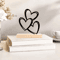 Minimalist Wooden Heart Desktop Decor Love Ornament For Coffee Table Study Desk 3
