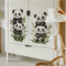 Cartoon Watercolor Bamboo Panda Wall Sticker SelfAdhesive Room Decor For Home 4
