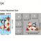 Christmas Snowman Window Clings Removable Static Cling Holiday Decal For Windows 2