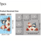 Christmas Snowman Window Clings Removable Static Cling Holiday Decal For Windows 3