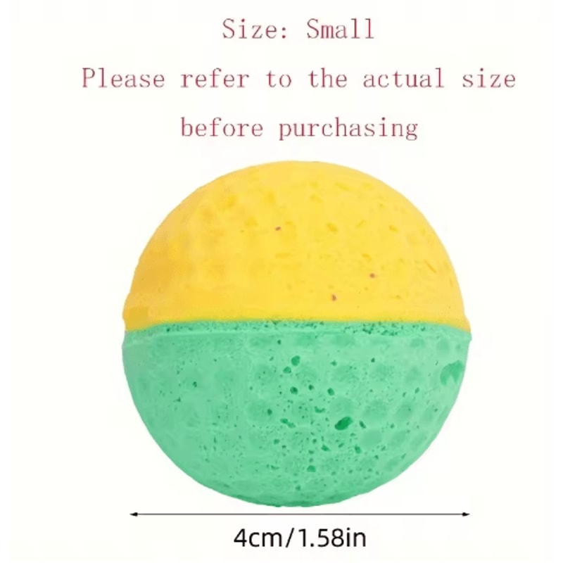 Cat Foam Ball Toys Soft Bouncy Interactive Sponge Balls For Quiet Indoor Play 2