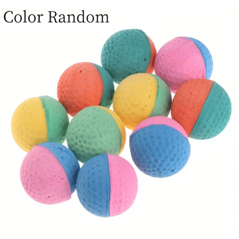 Cat Foam Ball Toys Soft Bouncy Interactive Sponge Balls For Quiet Indoor Play 6