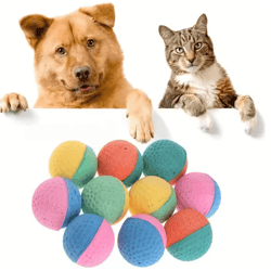 cat foam ball toys – soft bouncy interactive sponge balls for quiet indoor play