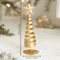 Iron Golden Christmas Tree Tabletop Ornament Festive Holiday Home And Party Decor 4