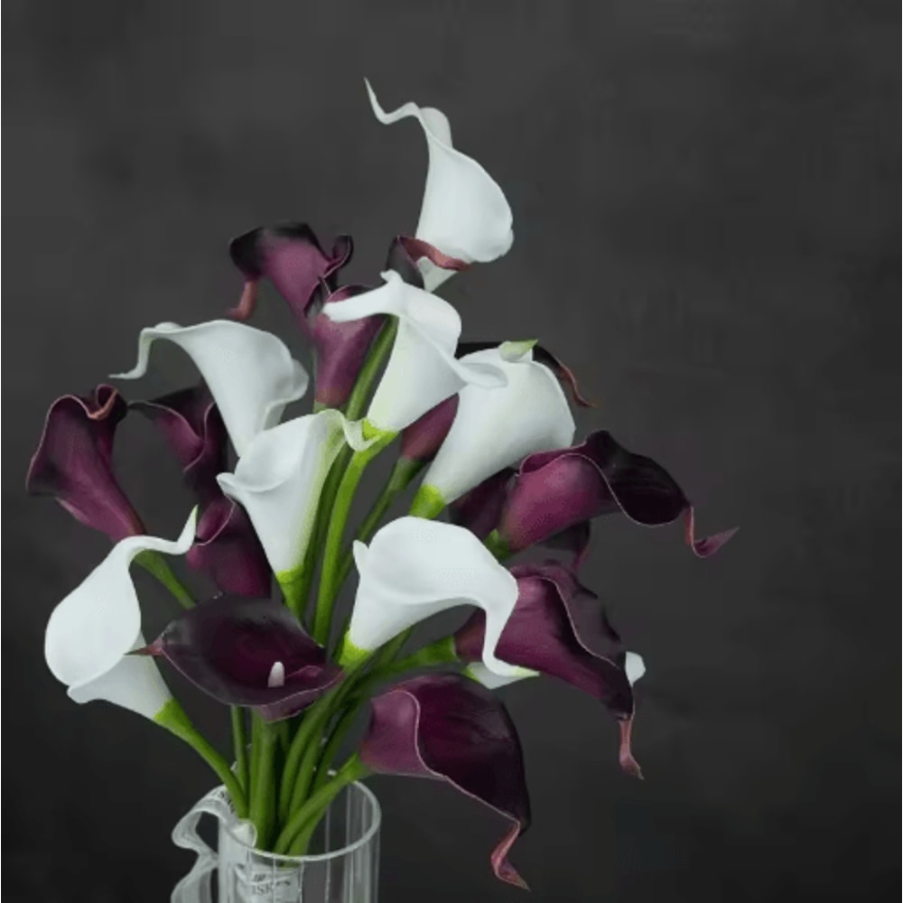 Real Touch Artificial Calla Lilies 10Pack Latex Flowers For DIY Wedding Home Decor 3
