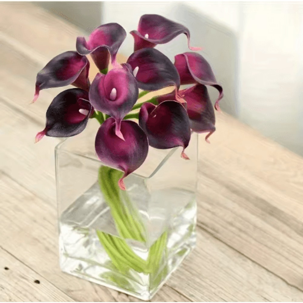 Real Touch Artificial Calla Lilies 10Pack Latex Flowers For DIY Wedding Home Decor 5