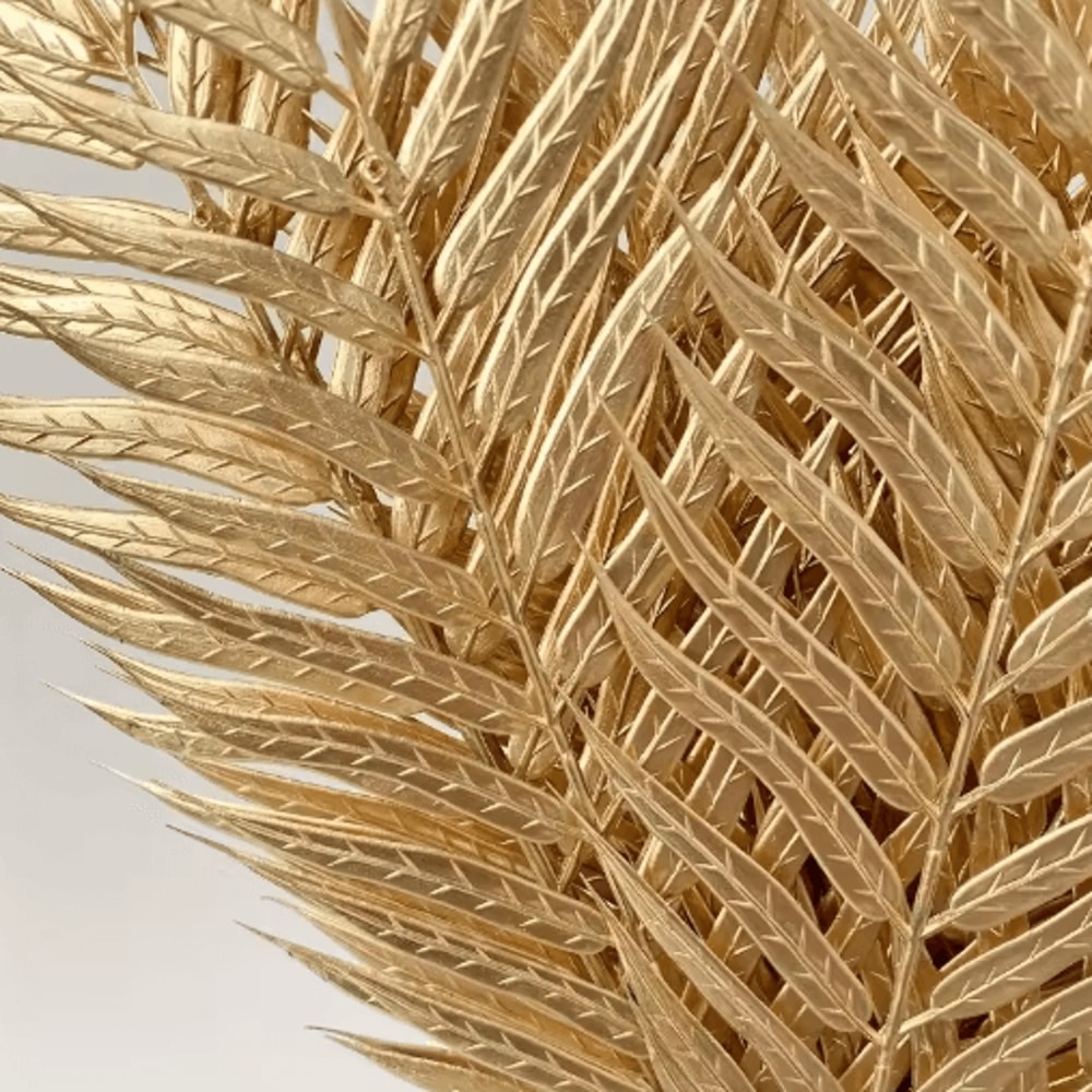 Artificial Palm Leaves 10Pack Plastic Greenery Decor For Home Events Seasonal Styling 4