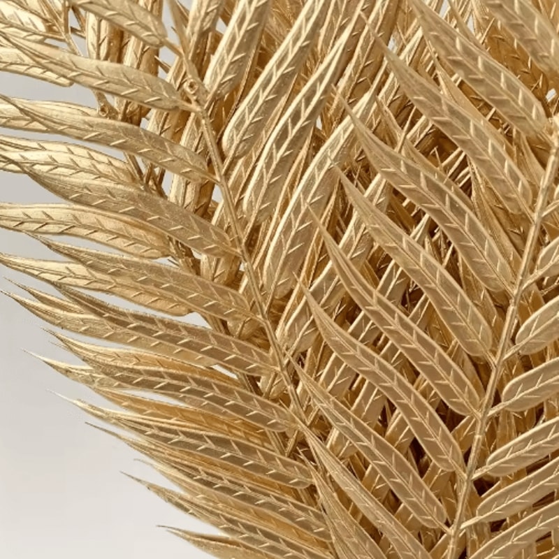 Artificial Palm Leaves 10Pack Plastic Greenery Decor For Home Events Seasonal Styling 4