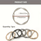 Adjustable Shirt Ring Scarf Buckle Set 5Pack Multipurpose Fashion Belt Accessories 2