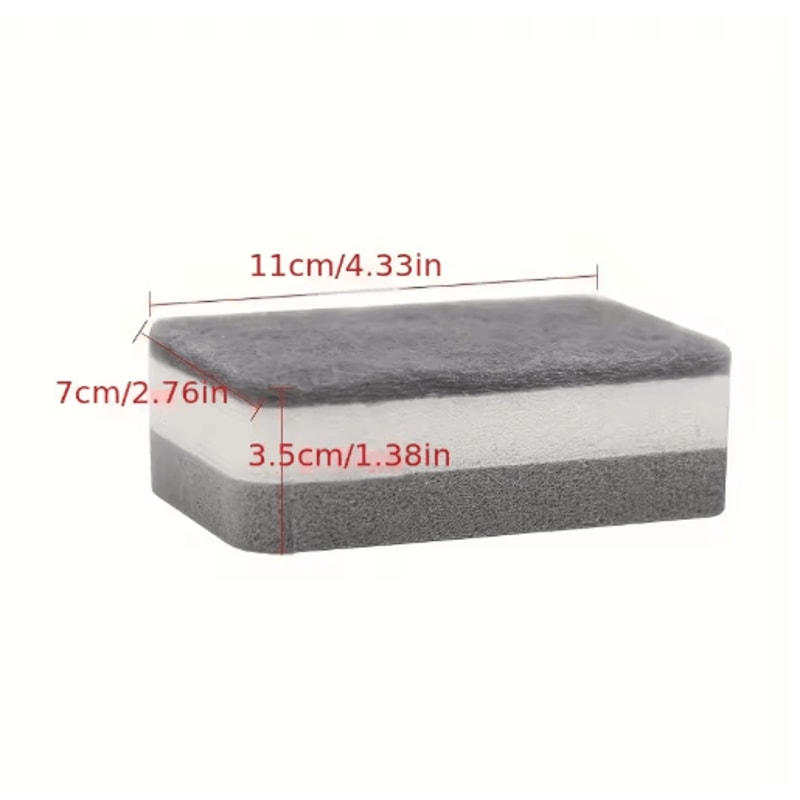 10Pack DoubleSided Magic Cleaning Sponges For ScratchFree Home Care 2