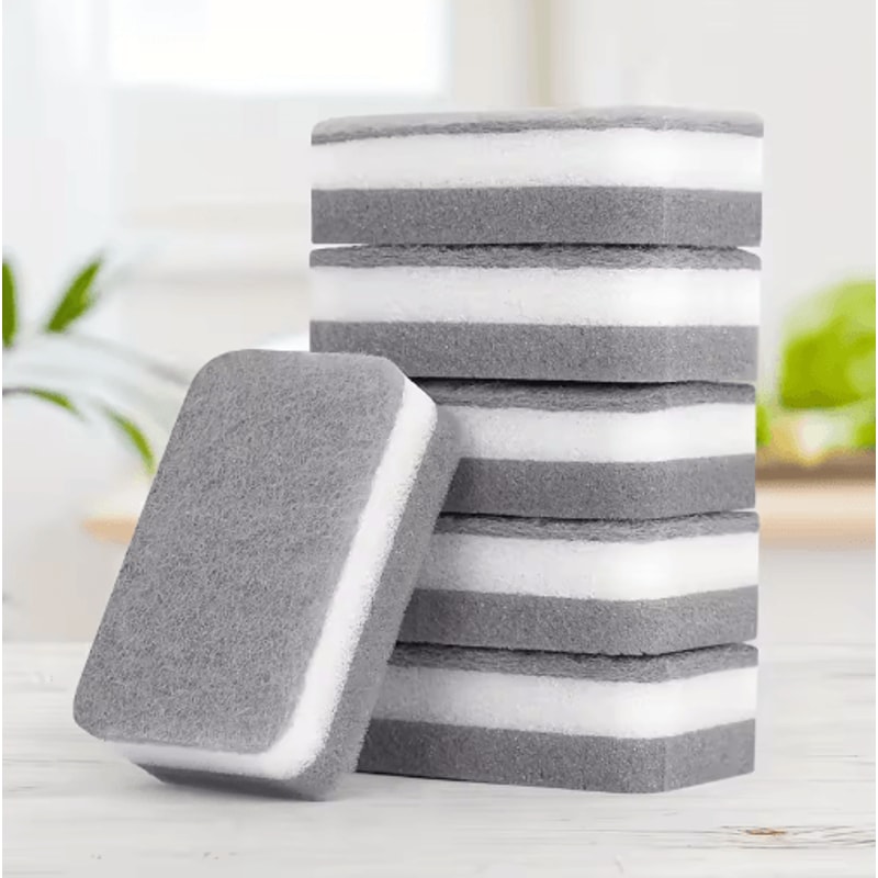 10Pack DoubleSided Magic Cleaning Sponges For ScratchFree Home Care 6