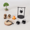 Mini Campfire Teapot Figurine Cozy Miniature Decor For Home Creative Displays 4
