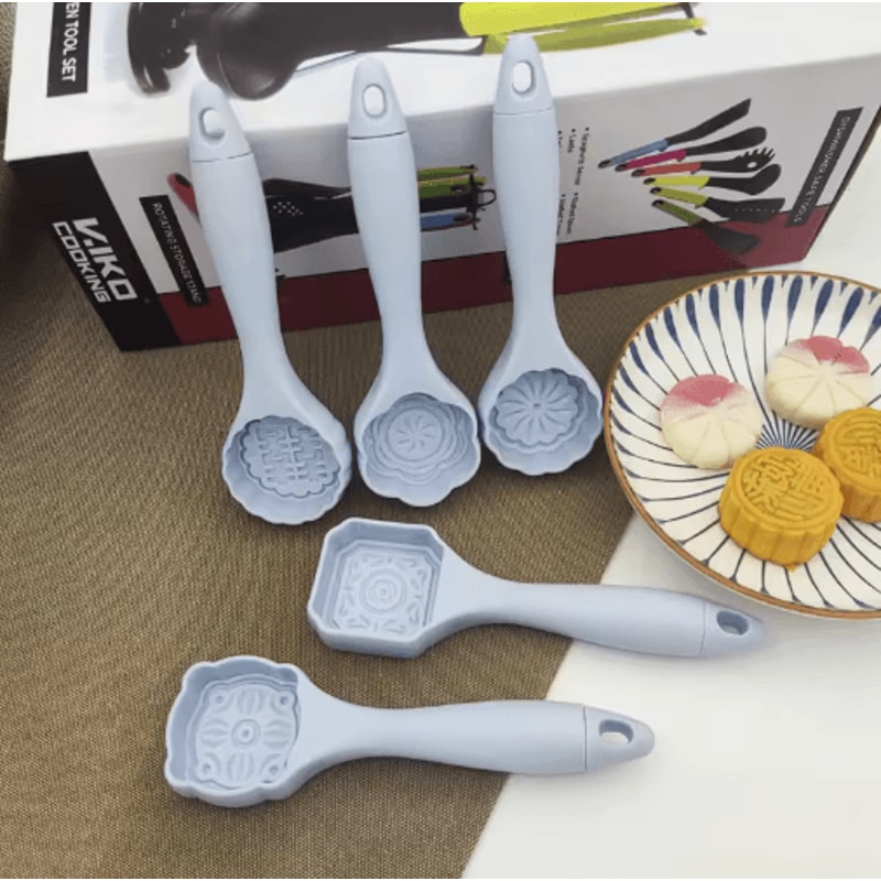 Reusable Mooncake Pastry Mold NonStick Baking Tool For Creative Desserts 8