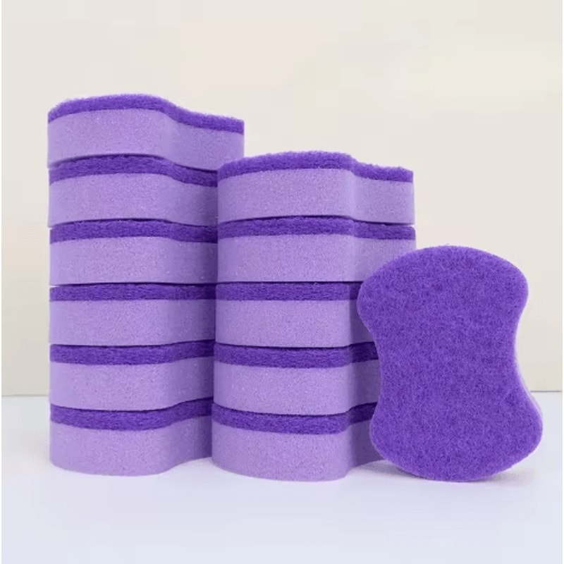 12Pack HeavyDuty Dishwashing Sponges MultiPurpose Cleaning Power For Home Kitchen 1