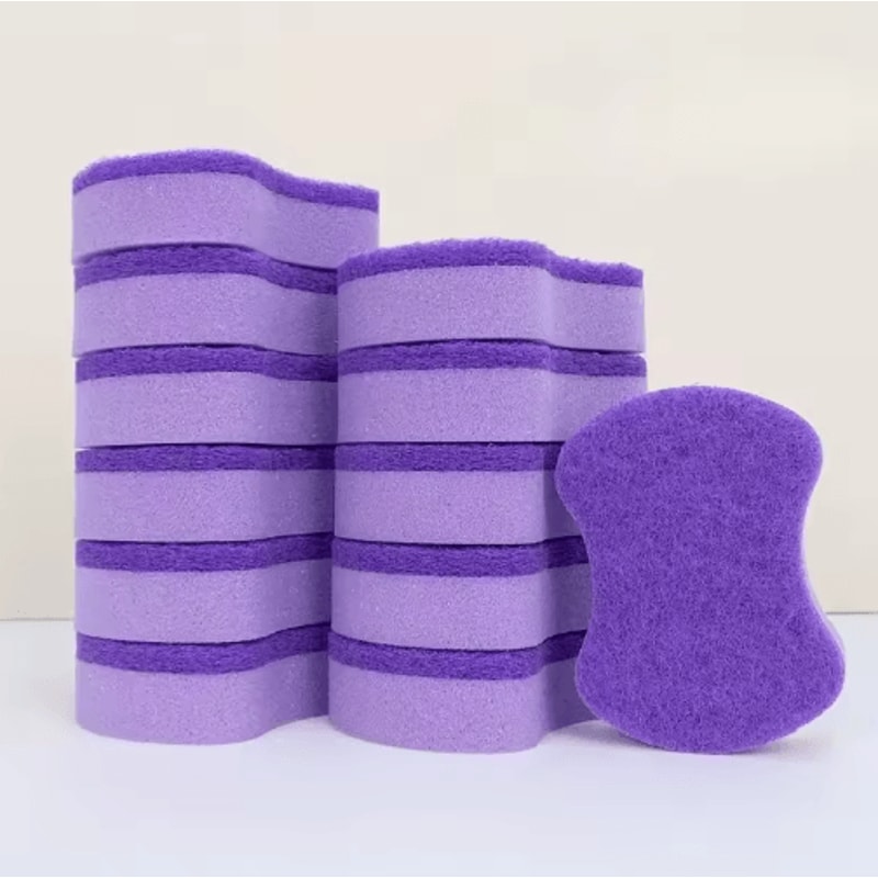 12Pack HeavyDuty Dishwashing Sponges MultiPurpose Cleaning Power For Home Kitchen 0