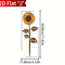 Rustic Metal Sunflower Garden Stake Vintage Outdoor Yard Art Accent 2