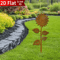Rustic Metal Sunflower Garden Stake Vintage Outdoor Yard Art Accent 4