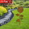 Rustic Metal Sunflower Garden Stake Vintage Outdoor Yard Art Accent 4