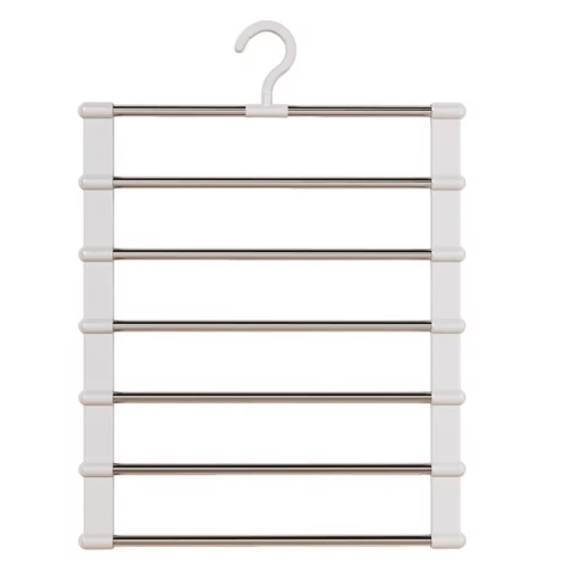 MultiTier Pants Hanger SpaceSaving Trouser Organizer For Closets 1