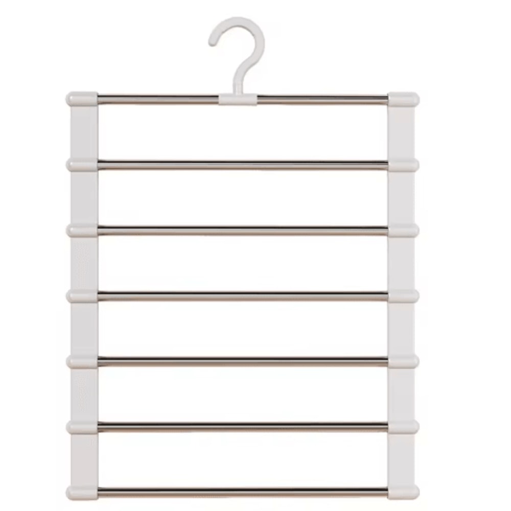 MultiTier Pants Hanger SpaceSaving Trouser Organizer For Closets 2