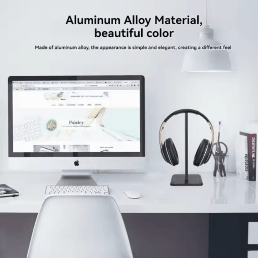 Universal Gaming Headset Stand NonSlip Detachable Headphone Holder For Desks 6