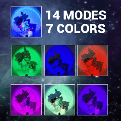 led sunset projector lamp – rainbow mood light for atmosphere & creative spaces