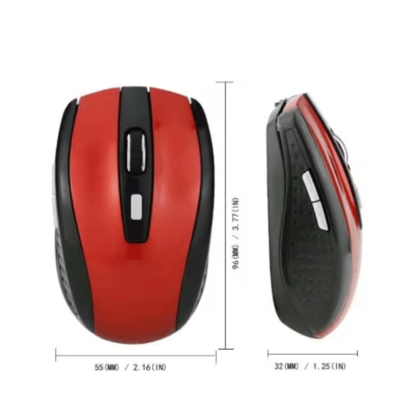 Silent Wireless Mouse 24G Portable Optical Mouse With Adjustable DPI 1