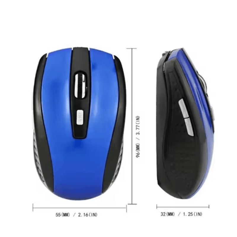 Silent Wireless Mouse 24G Portable Optical Mouse With Adjustable DPI 3