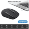 Silent Wireless Mouse 24G Portable Optical Mouse With Adjustable DPI 8