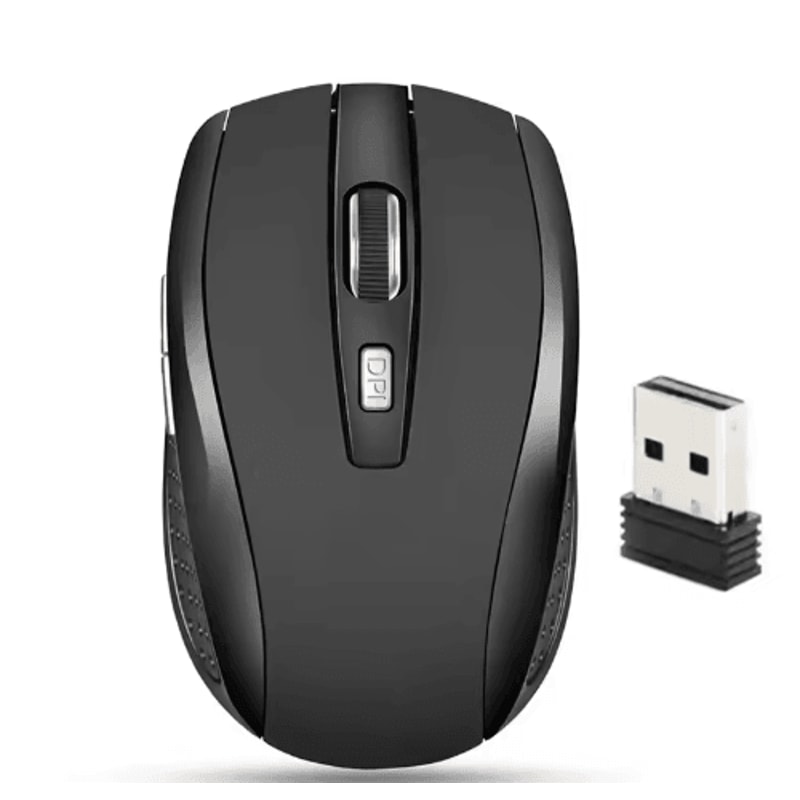 Silent Wireless Mouse 24G Portable Optical Mouse With Adjustable DPI 0