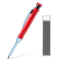 28mm Carpenter Mechanical Pencil Set Long Head Marking Tool With Sharpener 7