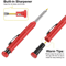 28mm Carpenter Mechanical Pencil Set Long Head Marking Tool With Sharpener 11